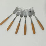سرویس قاشق و چنگال دسته بامبو