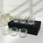 پک کادویی فنجان قهوه خوری یخی 6 عددی