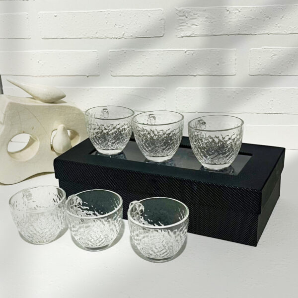 پک کادویی فنجان قهوه خوری یخی 6 عددی