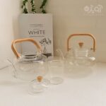 قوری پیرکس دسته بامبو 1/5 لیتری