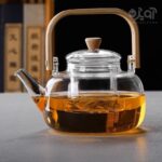 قوری پیرکس دسته بامبو 1/5 لیتری