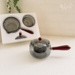 قوری ژاپنی 360 درجه پیرکس دمنوش خوری