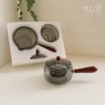 قوری ژاپنی 360 درجه پیرکس دمنوش خوری