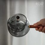 قوری ژاپنی 360 درجه پیرکس دمنوش خوری