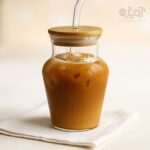 لیوان اسموتی پیرکس درب بامبو 350 میل