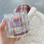 لیوان دسته مرواریدی هولوگرامی (پک 6عددی)