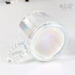 لیوان دسته مرواریدی هولوگرامی (پک 6عددی)