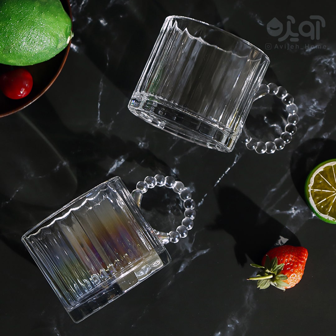 لیوان دسته مرواریدی هولوگرامی (پک 6عددی) لیوان دسته مرواریدی هولوگرامی (پک 6عددی)